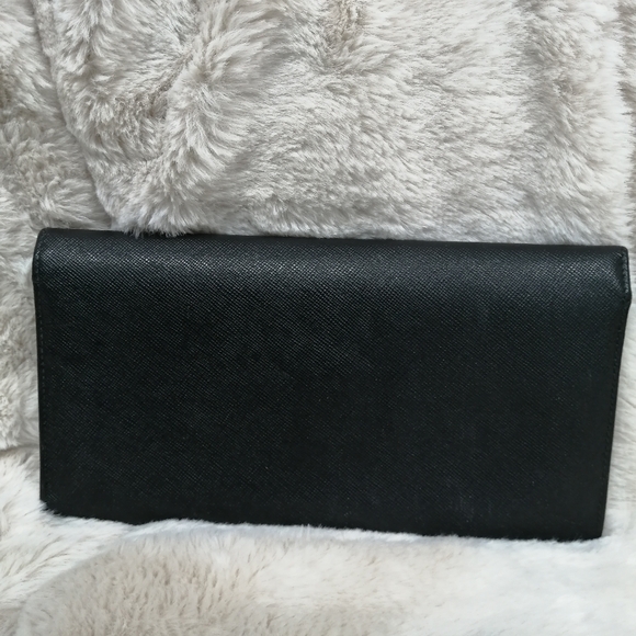 Authentic Prada Vintage saffiano leather black Milano wallet - Picture 3 of 14
